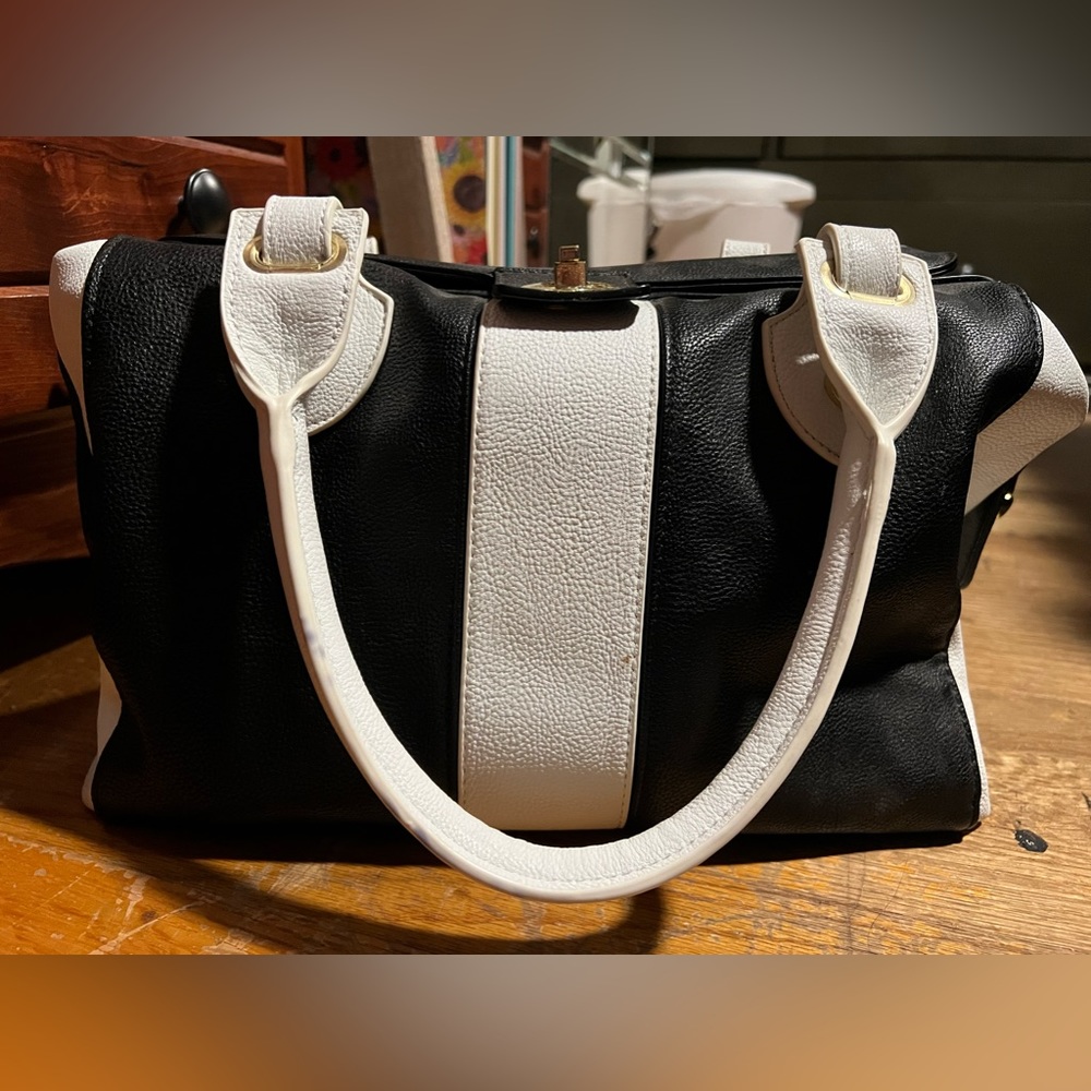 Betsey Johnson Black and White Purse